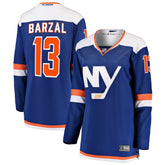 Mathew Barzal New York Islanders Fanatics Women's Alternate Breakaway Jersey Blue