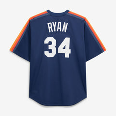 Nolan Ryan Houston Astros Cooperstown Collection Big & Tall Mesh Batting Practice Jersey - Navy