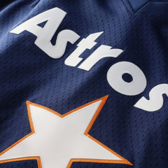 Nolan Ryan Houston Astros Cooperstown Collection Big & Tall Mesh Batting Practice Jersey Navy | Mitchell & Ness