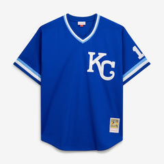 Bo Jackson Kansas City Royals Cooperstown Collection Big & Tall Mesh Batting Practice Jersey - Royal