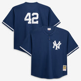 Mariano Rivera New York Yankees Mitchell & Ness Cooperstown Collection Big & Tall Mesh Batting Practice Jersey - Navy