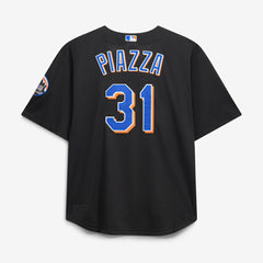 Mike Piazza New York Mets Big & Tall Cooperstown Mesh Batting Practice Jersey Black | Mitchell & Ness