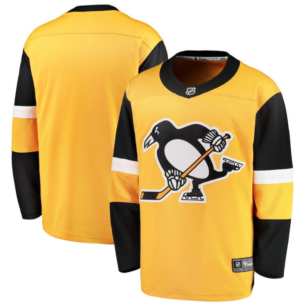 Pittsburgh Penguins Fanatics Alternate Breakaway Jersey Gold