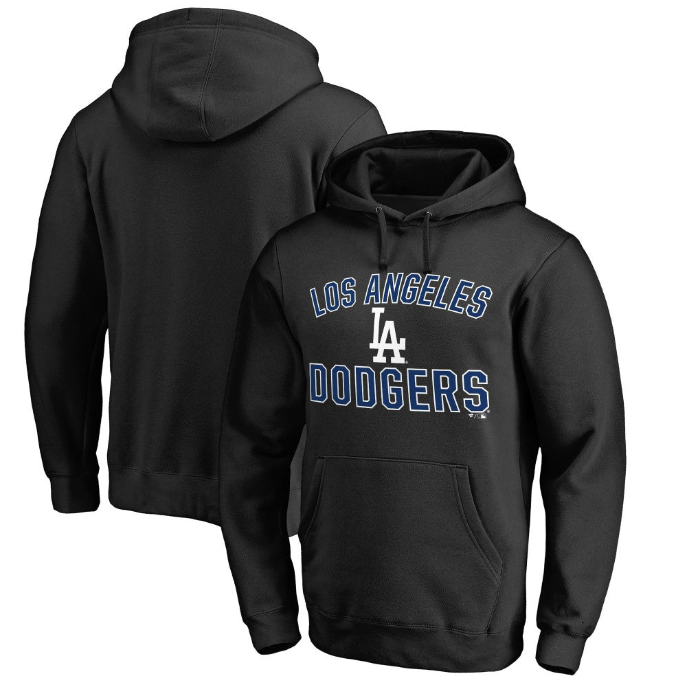 Los Angeles Dodgers Team Victory Arch Pullover Hoodie Black