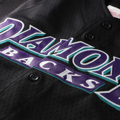 Randy Johnson Arizona Diamondbacks Youth Cooperstown Collection Mesh Batting Practice Jersey - Black