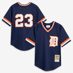 Kirk Gibson Detroit Tigers Youth Cooperstown Collection Mesh Batting Practice Jersey - Navy