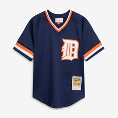 Kirk Gibson Detroit Tigers Youth Cooperstown Collection Mesh Batting Practice Jersey - Navy