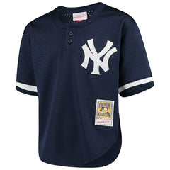 Mariano Rivera New York Yankees Mitchell & Ness Youth Cooperstown Collection Mesh Batting Practice Jersey - Navy