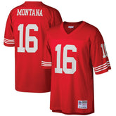 Joe Montana San Francisco 49ers Big & Tall 1990 Retired Player Replica Jersey - Scarlet outlet