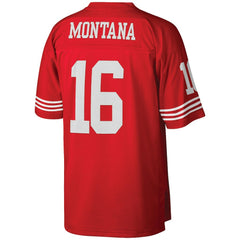 Joe Montana San Francisco 49ers Big & Tall 1990 Retired Player Replica Jersey - Scarlet outlet
