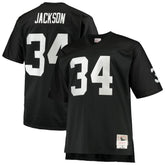 Bo Jackson Las Vegas Raiders Big & Tall 1988 Retired Player Replica Jersey - Black sale