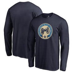 Columbus Blue Jackets Team Alternate Long Sleeve T-Shirt Navy
