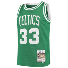 Larry Bird Boston Celtics Youth Hardwood Classics Swingman Throwback Jersey - Kelly Green