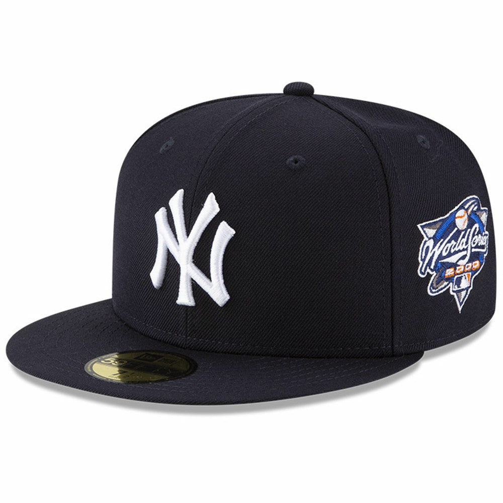 New York Yankees 2000 World Series Wool 59FIFTY Team Fitted Hat Navy | New Era