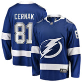 Erik Cernak Tampa Bay Lightning Fanatics Home Breakaway Player Jersey Blue