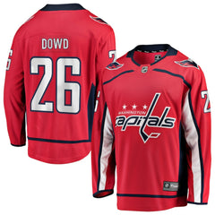 Nic Dowd Washington Capitals Fanatics Home Breakaway Player Jersey Red