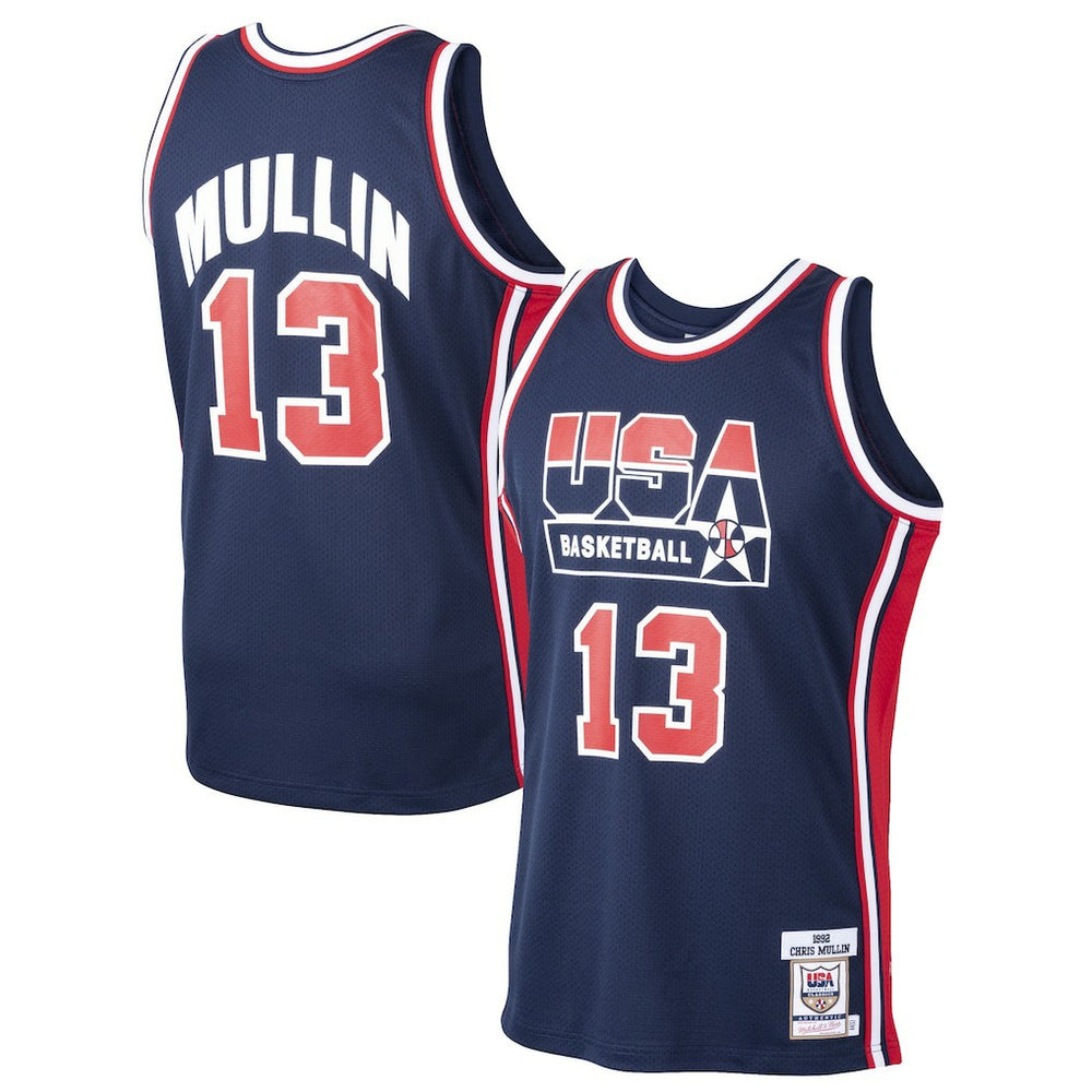 Chris Mullin USA Basketball 1992 Dream Team Authentic Jersey sale - Navy