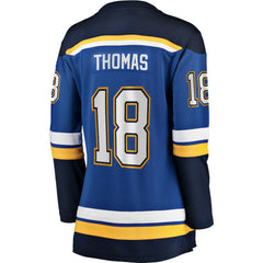 Robert Thomas St. Louis Blues Fanatics Women's Home Breakaway Player Jersey Blue