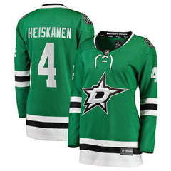 Miro Heiskanen Dallas Stars Fanatics Women's Home Breakaway Player Jersey Kelly Green