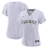 Colorado Rockies Women's Home Replica Team Jersey - White
