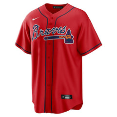 Atlanta Braves Alternate Replica Team Jersey - Red