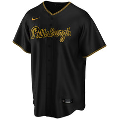 Pittsburgh Pirates Alternate Replica Team Jersey - Black