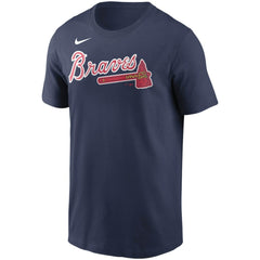Ozzie Albies Atlanta Braves Fuse Name & Number T-Shirt Navy | Nike