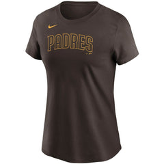 Manny Machado San Diego Padres Women's Name & Number T-Shirt Brown | Nike