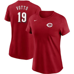 Joey Votto Cincinnati Reds Women's Name & Number T-Shirt Red | Nike