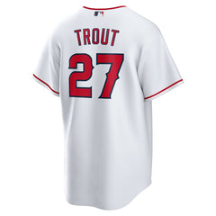 Mike Trout Los Angeles Angels Home Replica Player Name Jersey White | Nike