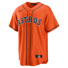 Jose Altuve Houston Astros Alternate Replica Player Name Jersey - Orange