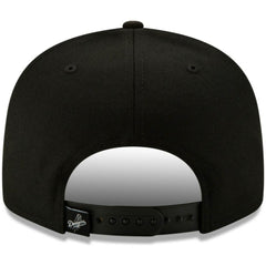 Los Angeles Dodgers Monochrome Logo Elements 9FIFTY Adjustable Snapback Hat Black | New Era