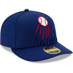 Los Angeles Dodgers Logo Elements Low Profile 59FIFTY Fitted Hat Royal | New Era
