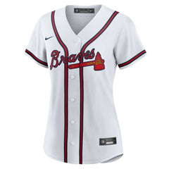 Ronald Acuna Jr. Atlanta Braves Women's Home Replica Player Jersey - White