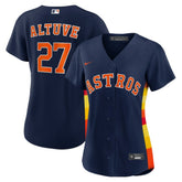Jose Altuve Houston Astros Women's Alternate Replica Player Jersey - Navy