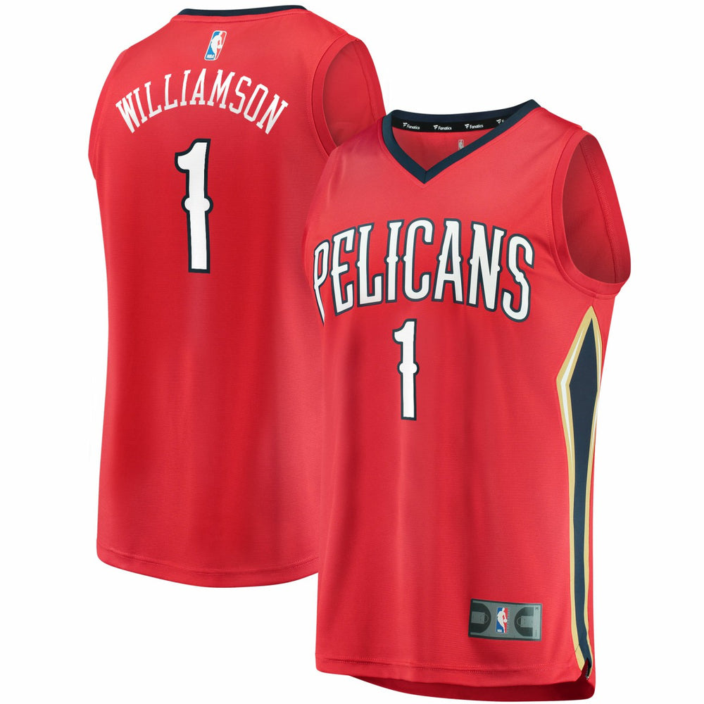 Zion Williamson New Orleans Pelicans Replica Fast Break Jersey Red - Statement Edition