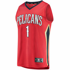 Zion Williamson New Orleans Pelicans Replica Fast Break Jersey Red - Statement Edition