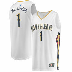 Zion Williamson New Orleans Pelicans Replica Fast Break Jersey White - Association Edition