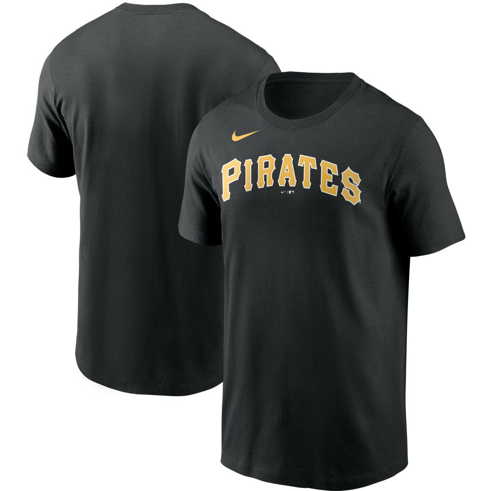 Pittsburgh Pirates Team Wordmark T-Shirt Black | Nike