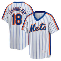 Darryl Strawberry New York Mets Home Cooperstown Collection Player Jersey - White
