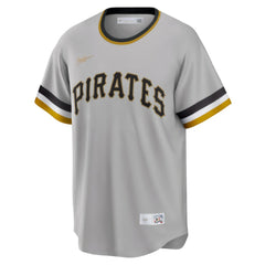 Roberto Clemente Pittsburgh Pirates Road Cooperstown Collection Player Jersey - Gray