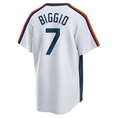 Craig Biggio Houston Astros Home Cooperstown Collection Logo Player Jersey - White
