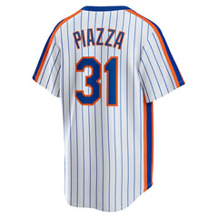 Mike Piazza New York Mets Home Cooperstown Collection Player Jersey - White
