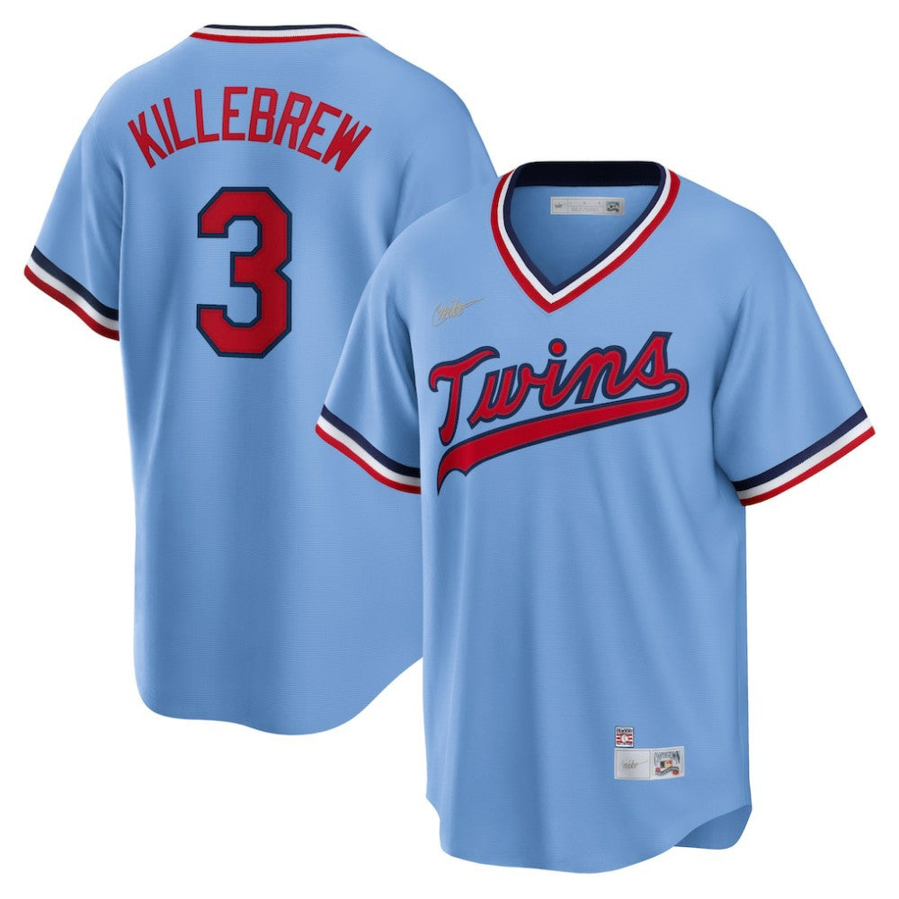 Harmon Killebrew Minnesota Twins Road Cooperstown Collection Player Jersey Light Blue | Nike