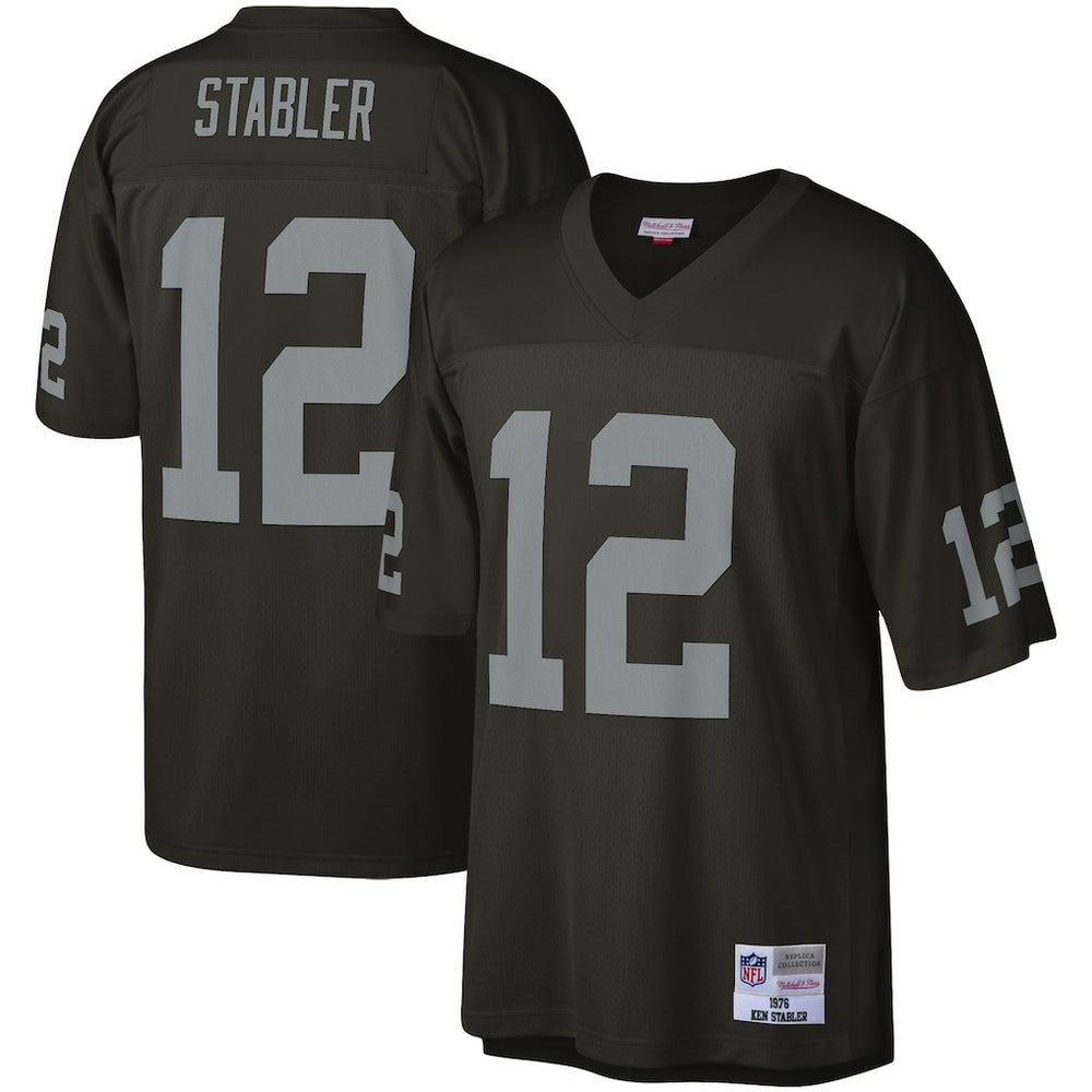 Ken Stabler Las Vegas Raiders Legacy Replica Jersey - Black cheap