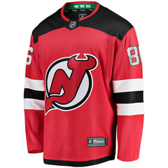 Jack Hughes New Jersey Devils Fanatics Breakaway Player Jersey Red