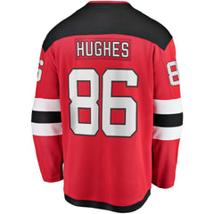 Jack Hughes New Jersey Devils Fanatics Breakaway Player Jersey Red