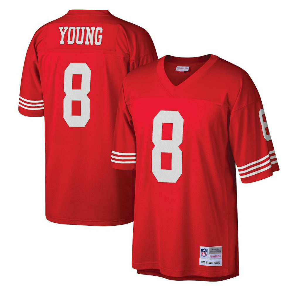 Steve Young San Francisco 49ers Legacy Replica Jersey - Scarlet discount