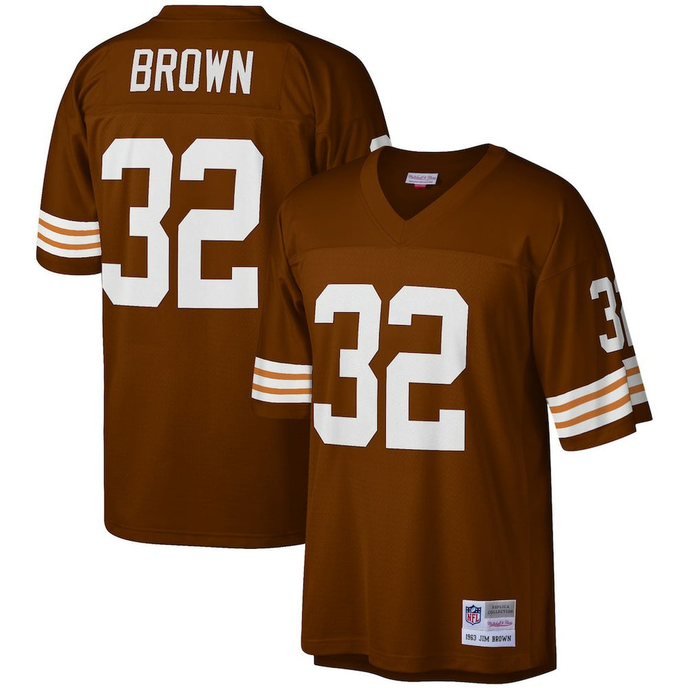 Jim Brown Cleveland Browns Legacy Replica Jersey - Brown cheap