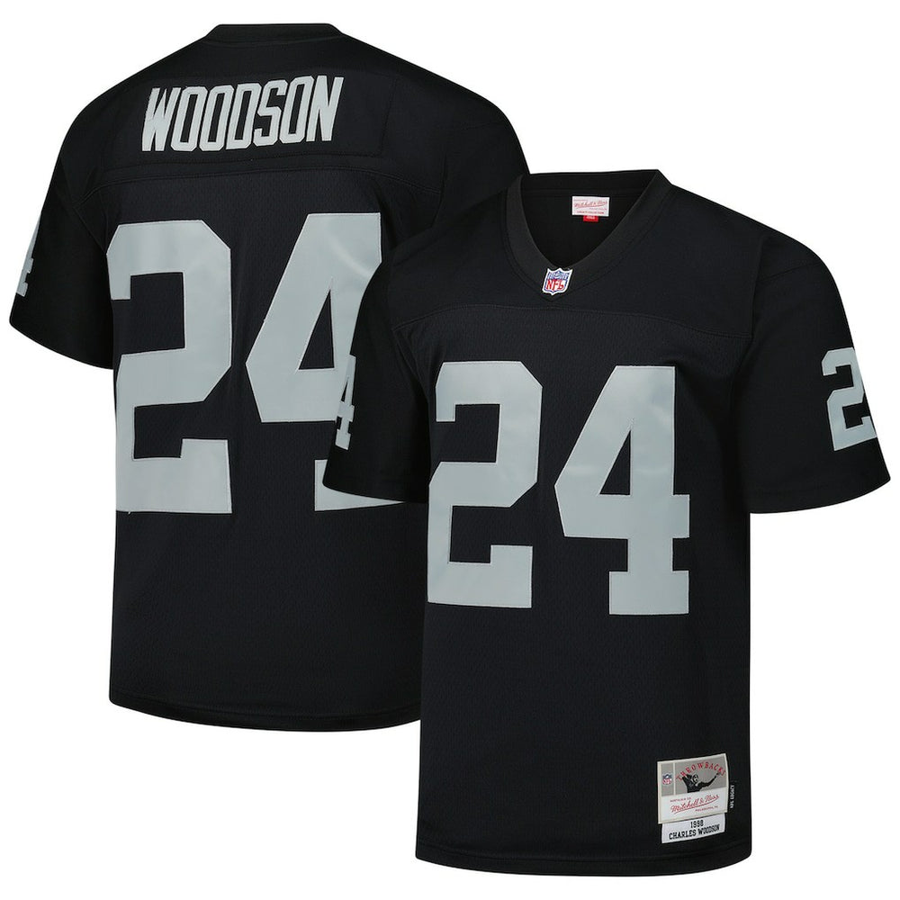 Charles Woodson Las Vegas Raiders Legacy Replica Jersey - Black discount